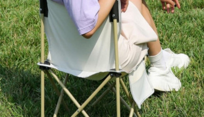 휴대용 접이식 경량 의자 등산 낚시 캠핑 등받이 체어