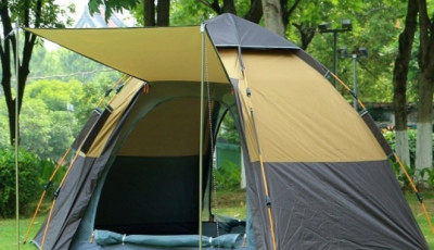 텐트 캠핑 야외활동 원터치 톰형태 오토텐트 (3-4인)
