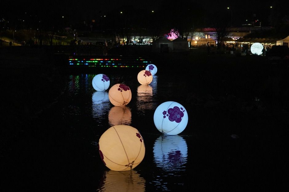 양재천 벚꽃 등(燈) 축제